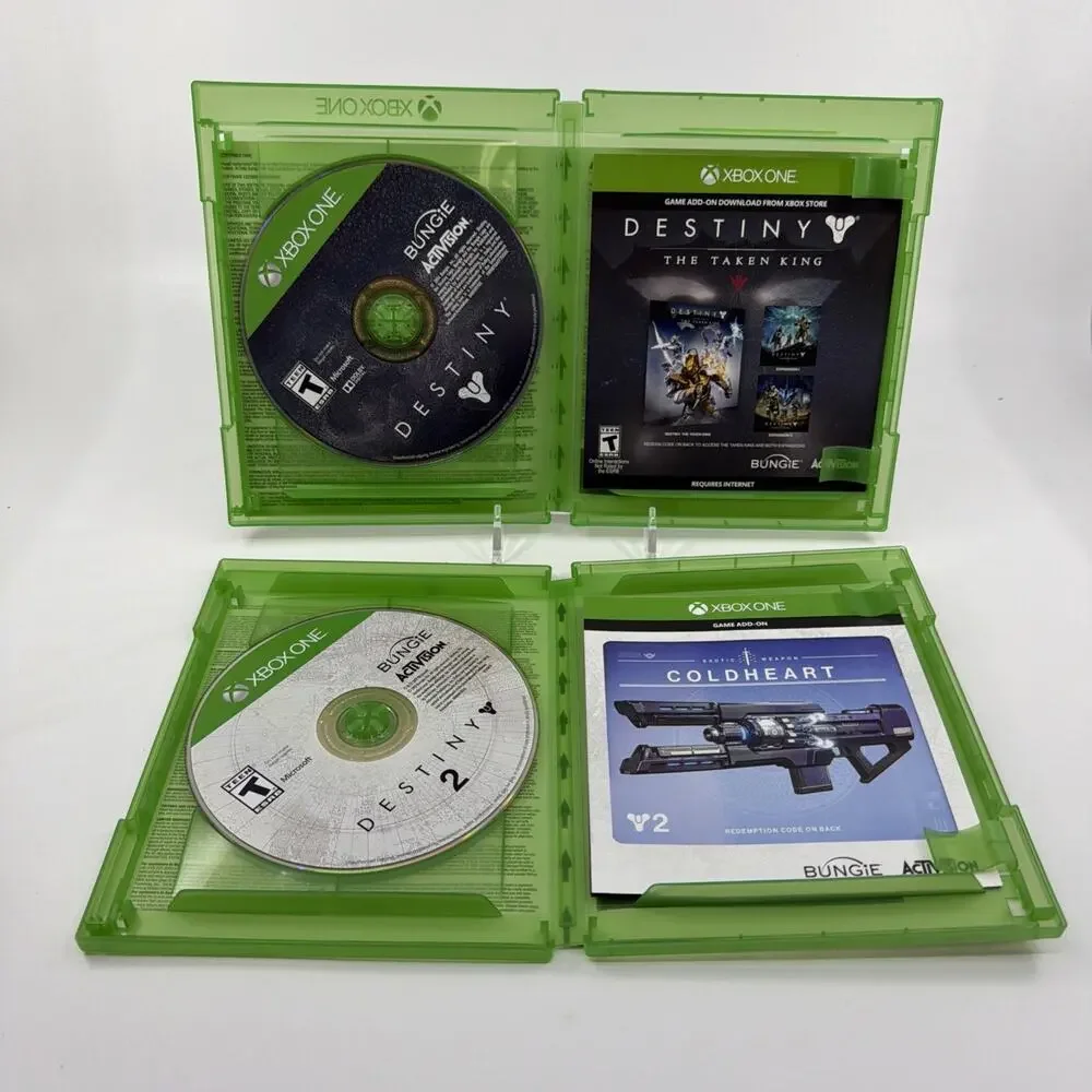 Xbox One Destiny Game Lot Destiny 2 & The Taken King Bungie Activision
